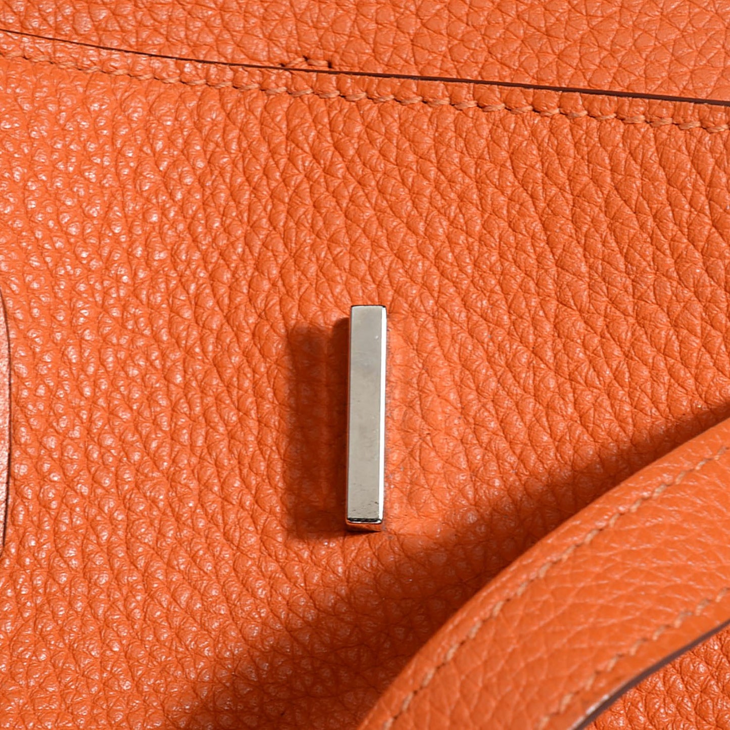 Taurillon Clemence Birkin 40 Orange