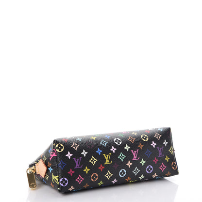 Louis Vuitton Monogram Multicolor Cosmetic Pouch Black Grenade 4 of 8