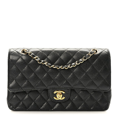 Chanel Caviar Quilted Medium Double Flap Black 1 of 9