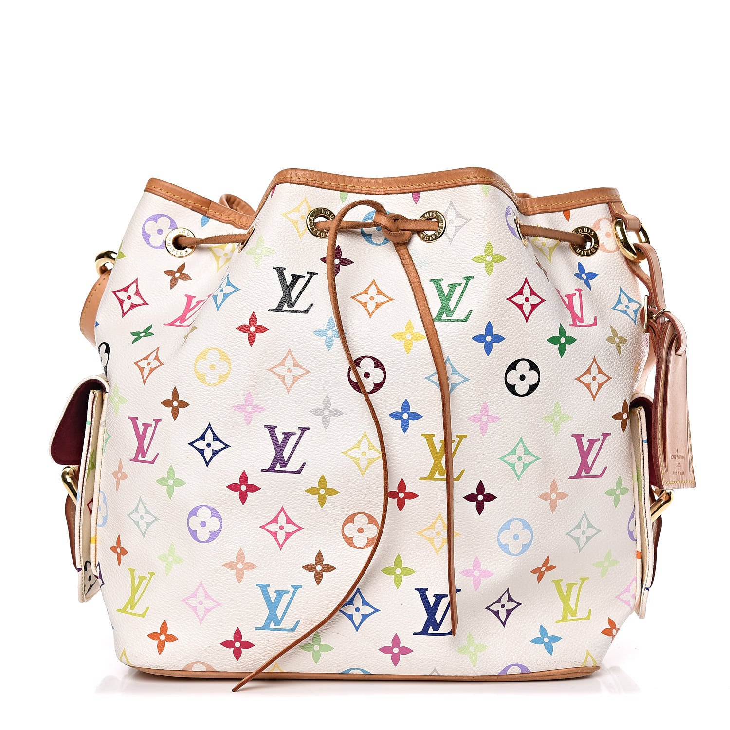 Louis Vuitton Monogram Multicolor Petit Noe White 1 of 11