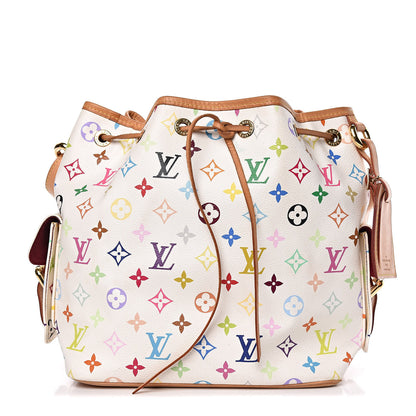 Louis Vuitton Monogram Multicolor Petit Noe White 1 of 11