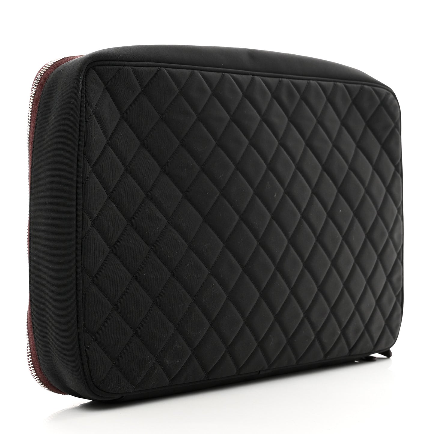 Nylon Quilted Laptop Case Black