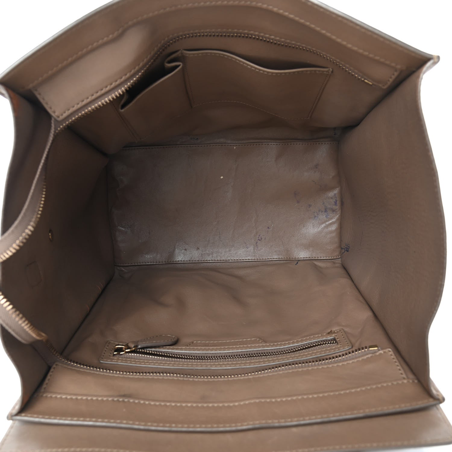 Celine Smooth Calfskin Mini Luggage Camel 4 of 13