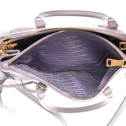 Prada Saffiano Small Galleria Double Zip Tote Glicine 7 of 26