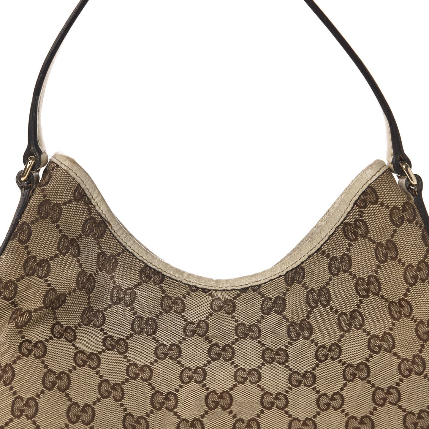 Monogram Medium New Britt Hobo Off White