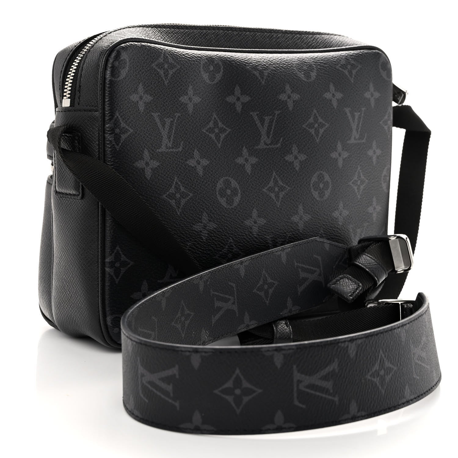 Louis Vuitton Taiga Monogram Eclipse Outdoor Messenger Black 3 of 9