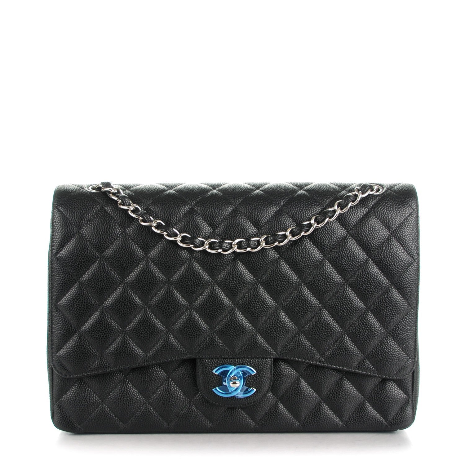 Chanel Caviar Quilted Maxi Double Flap Black 1 of 8