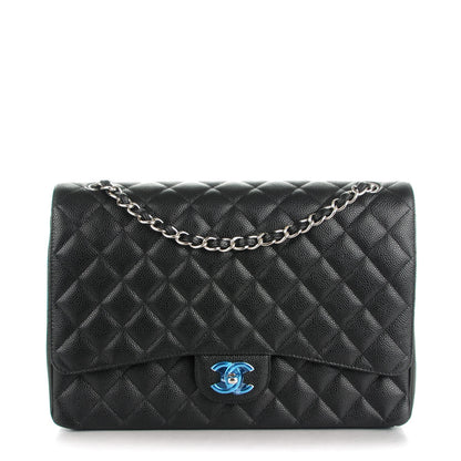 Chanel Caviar Quilted Maxi Double Flap Black 1 of 8