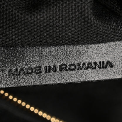 Burberry Derby Calfskin House Check Medium Banner Tote Black 7 of 15