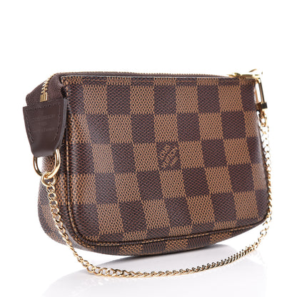 Louis Vuitton Damier Ebene Mini Pochette Accessories 3 of 8