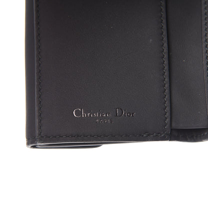 Christian Dior Ultra Matte Calfskin Medium Wallet Black 6 of 8