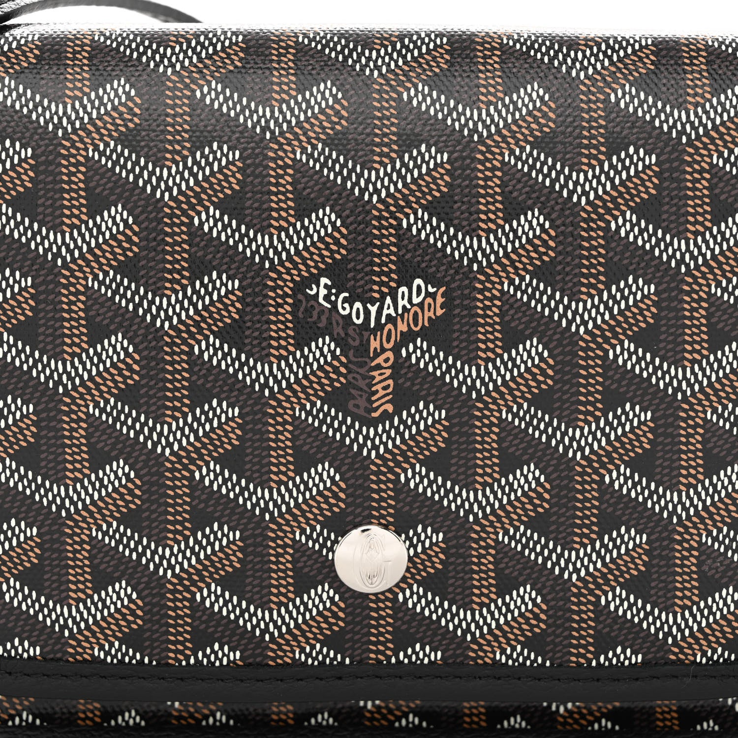 Goyard Goyardine Plumet Wallet Clutch Black 10 of 12