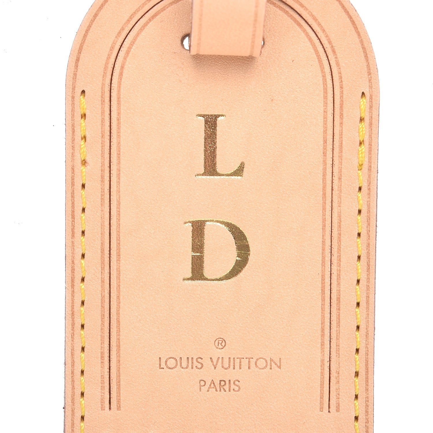 Louis Vuitton Vachetta Luggage Tag 3 of 4