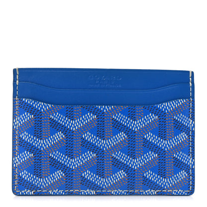 Goyard Goyardine Saint Sulpice Card Holder Sky Blue 1 of 6