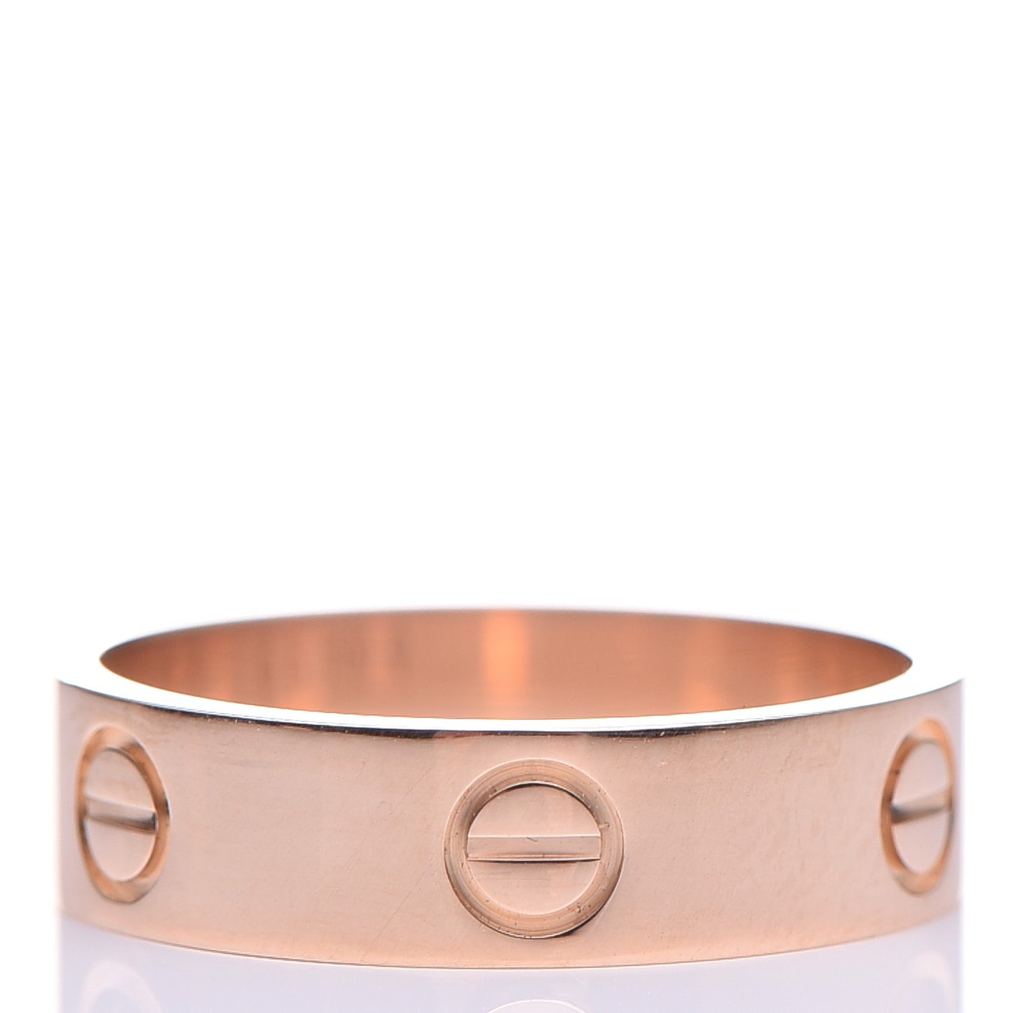 18K Pink Gold 5.5mm LOVE Ring 58 8.25