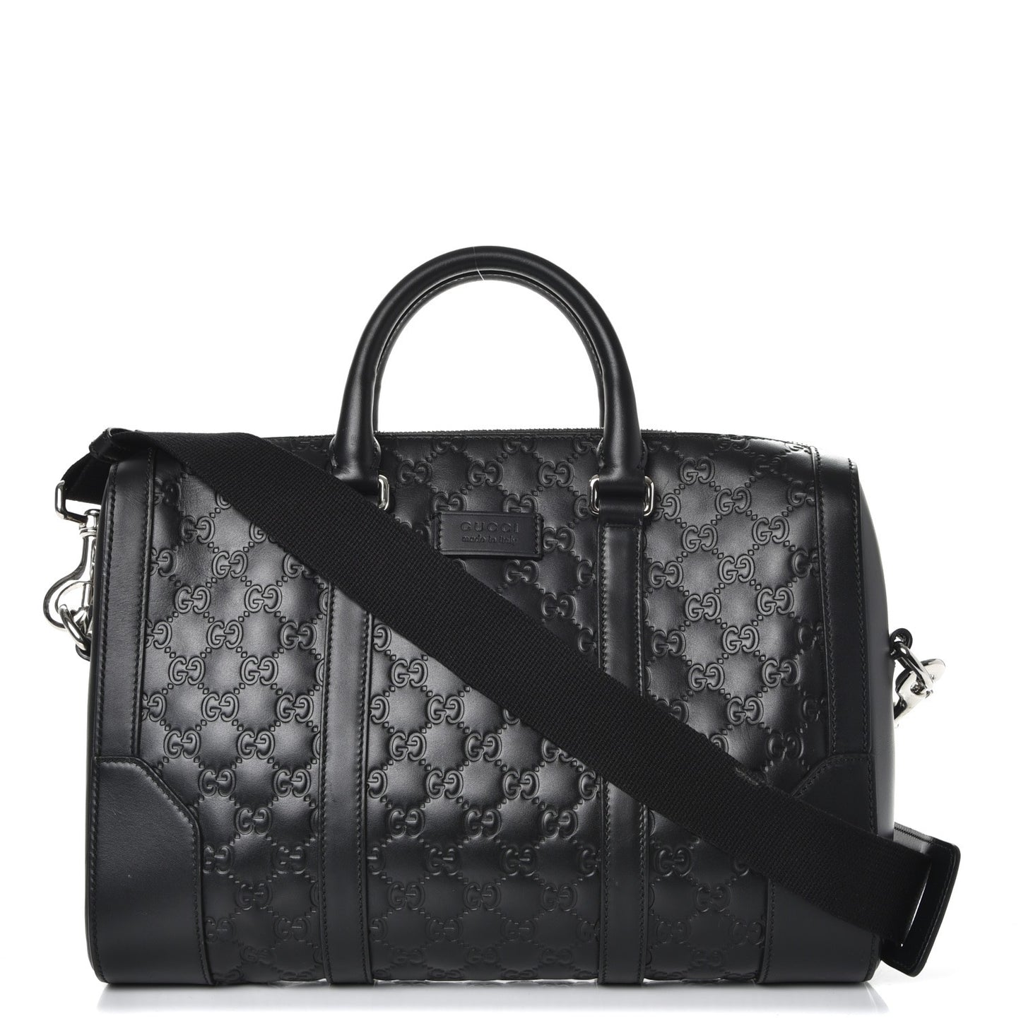 Guccissima Signature Briefcase Black