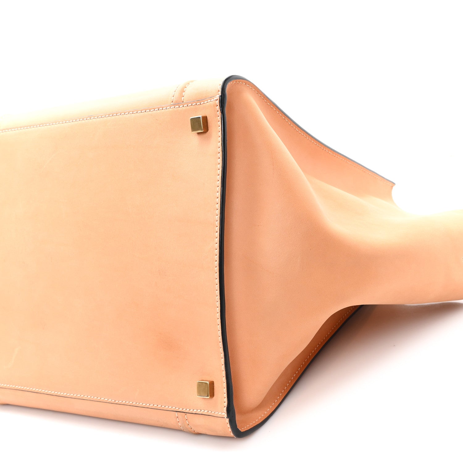 Celine Natural Calfskin Medium Phantom Luggage Beige 9 of 9