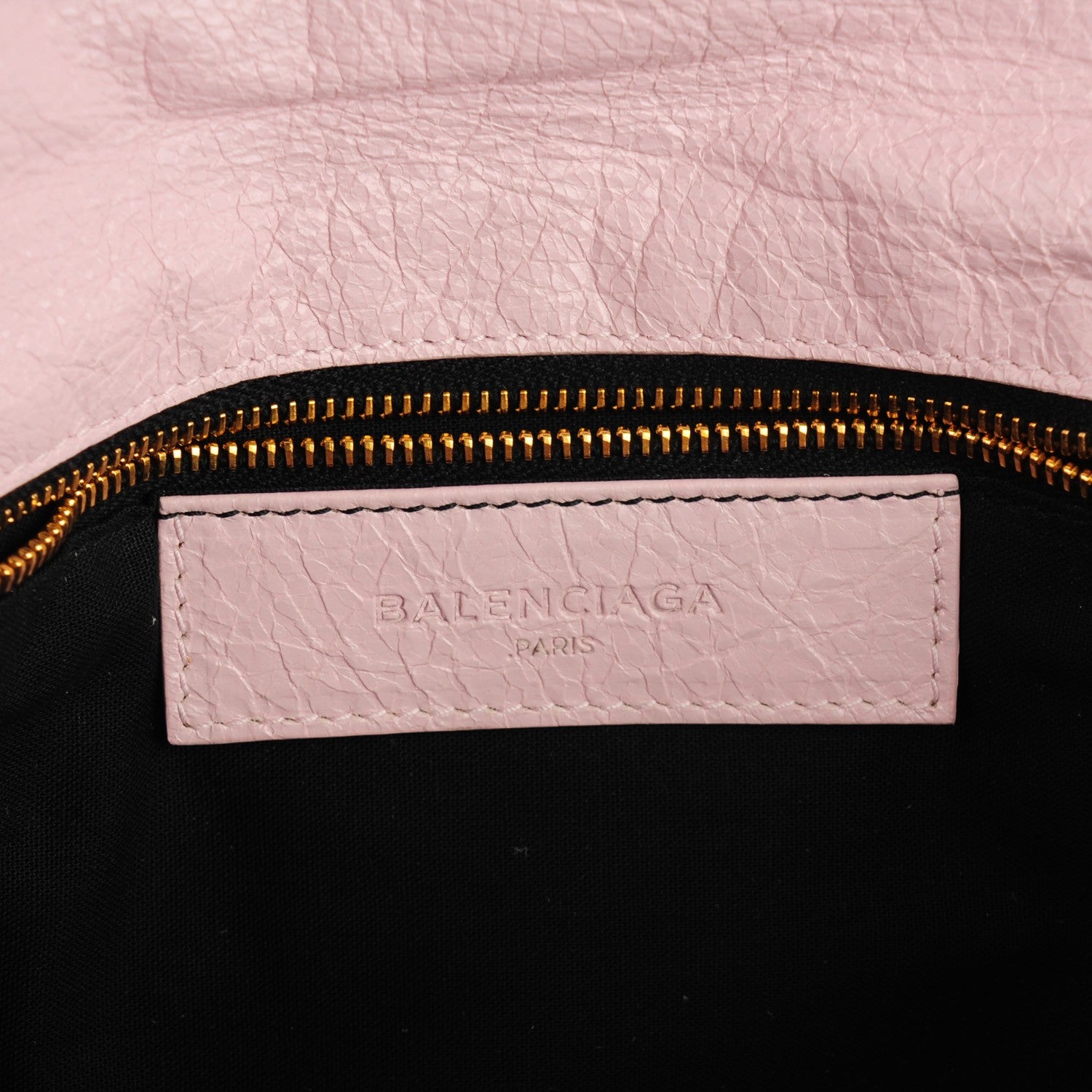 Balenciaga Agneau Giant 12 Gold Hardware Envelope Clutch Rose Poudre 5 of 7