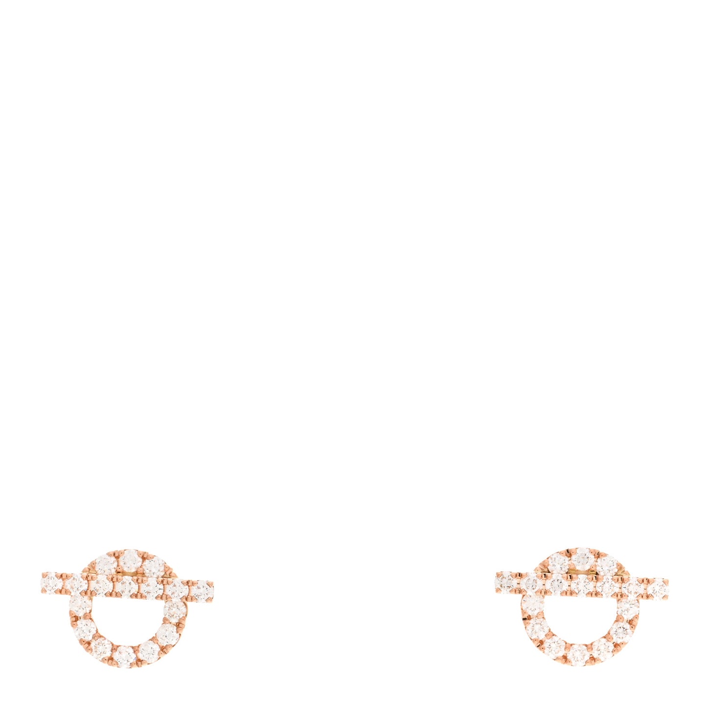 18K Rose Gold Diamond Finesse Earrings