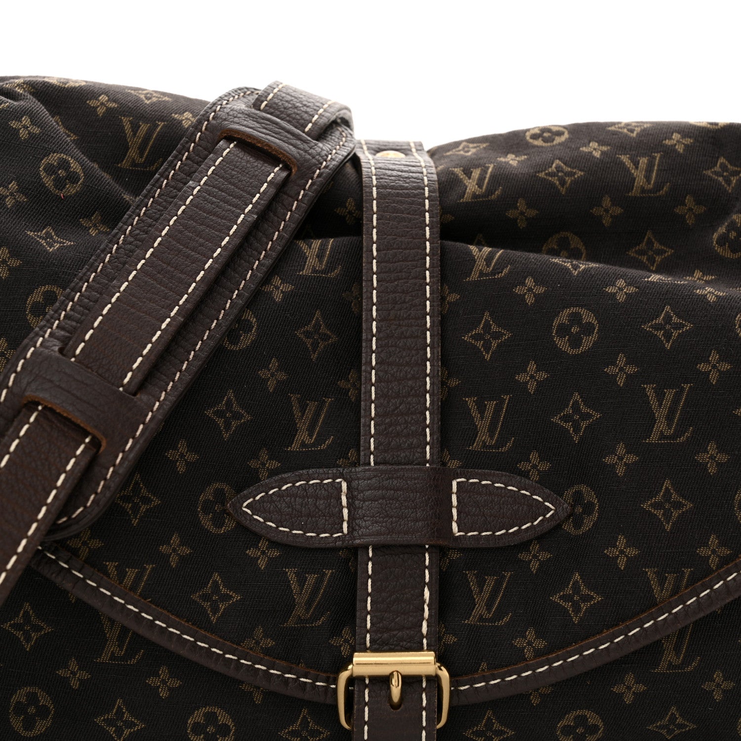 Louis Vuitton Monogram Mini Lin Saumur Ebene 8 of 10