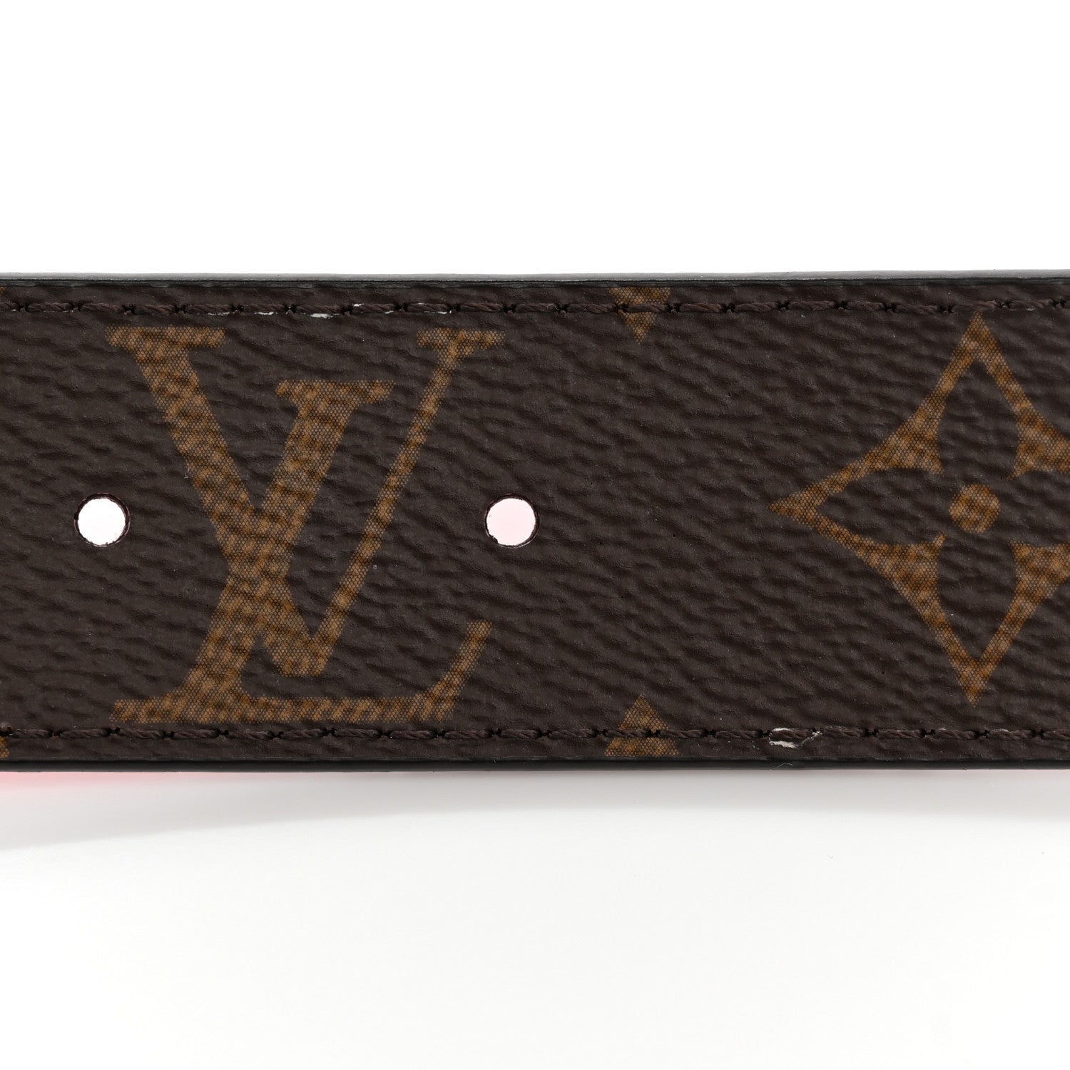 Louis Vuitton Monogram Calfskin 30mm LV Initiales Reversible Belt 85 34 Red 6 of 6