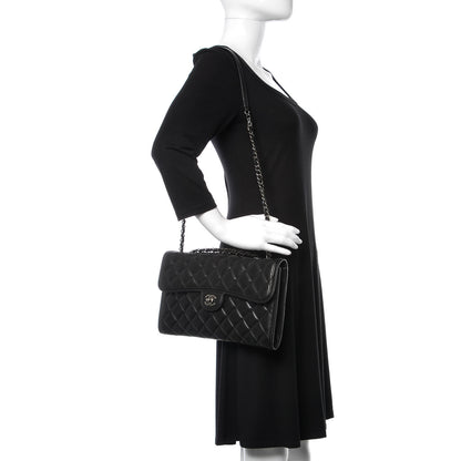 Chanel Lambskin Quilted Citizen Zip Flap Black 2 of 10