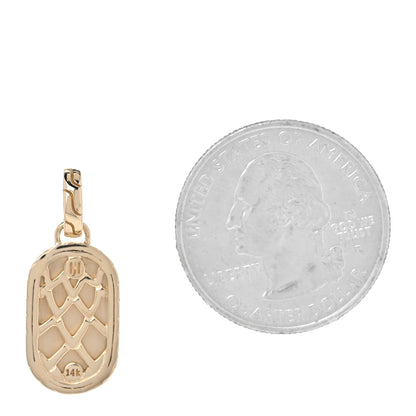 John Hardy 14K Yellow Gold Diamond Legends Naga Amulet Pendant 2 of 5