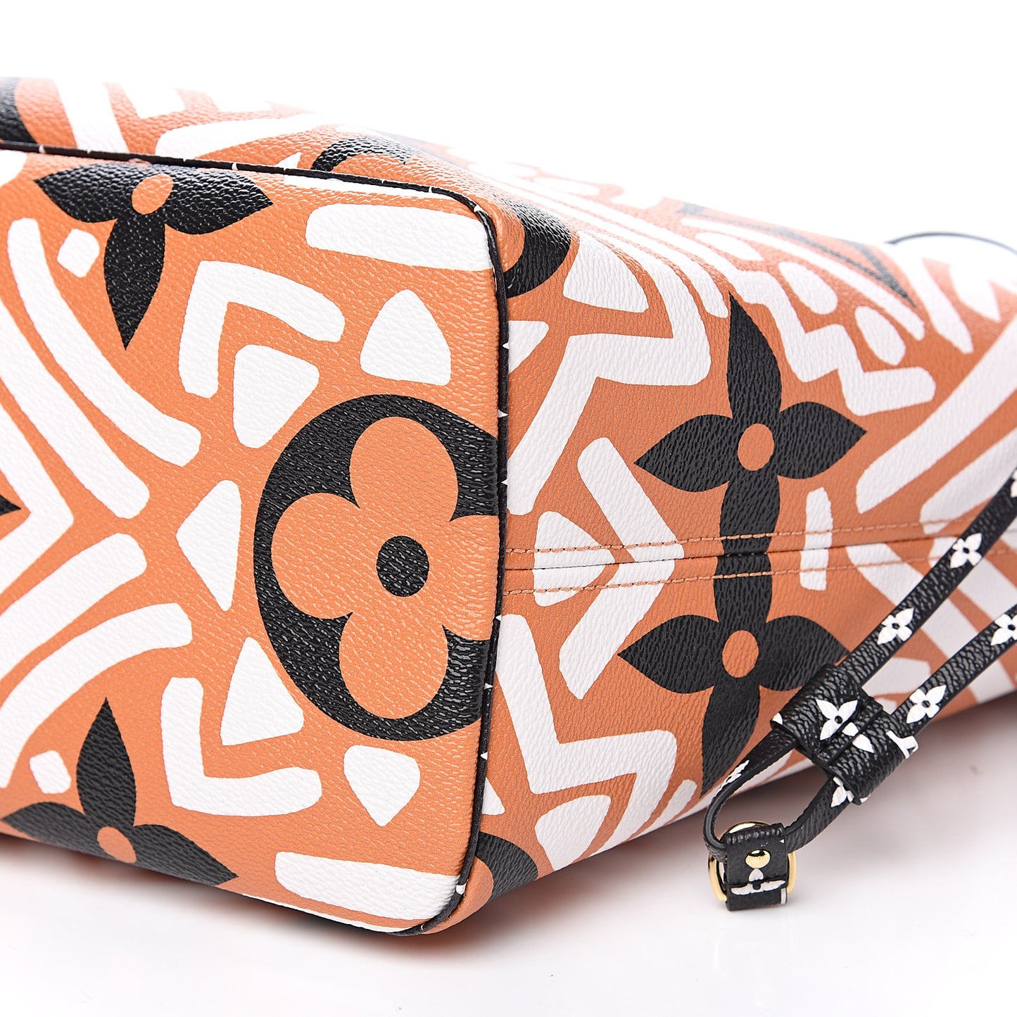 Monogram Giant Crafty Neverfull MM Creme Caramel