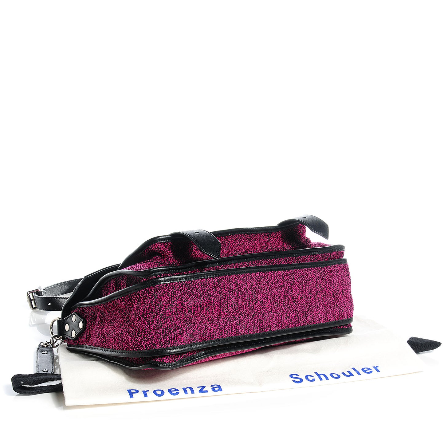 Tweed Leather PS1 Medium Satchel Pink