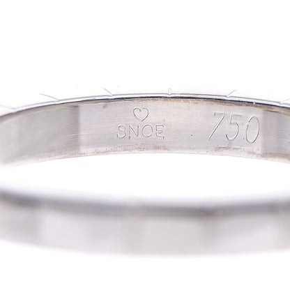 Cartier 18K White Gold Lanieres Ring 54 6.75 6 of 7