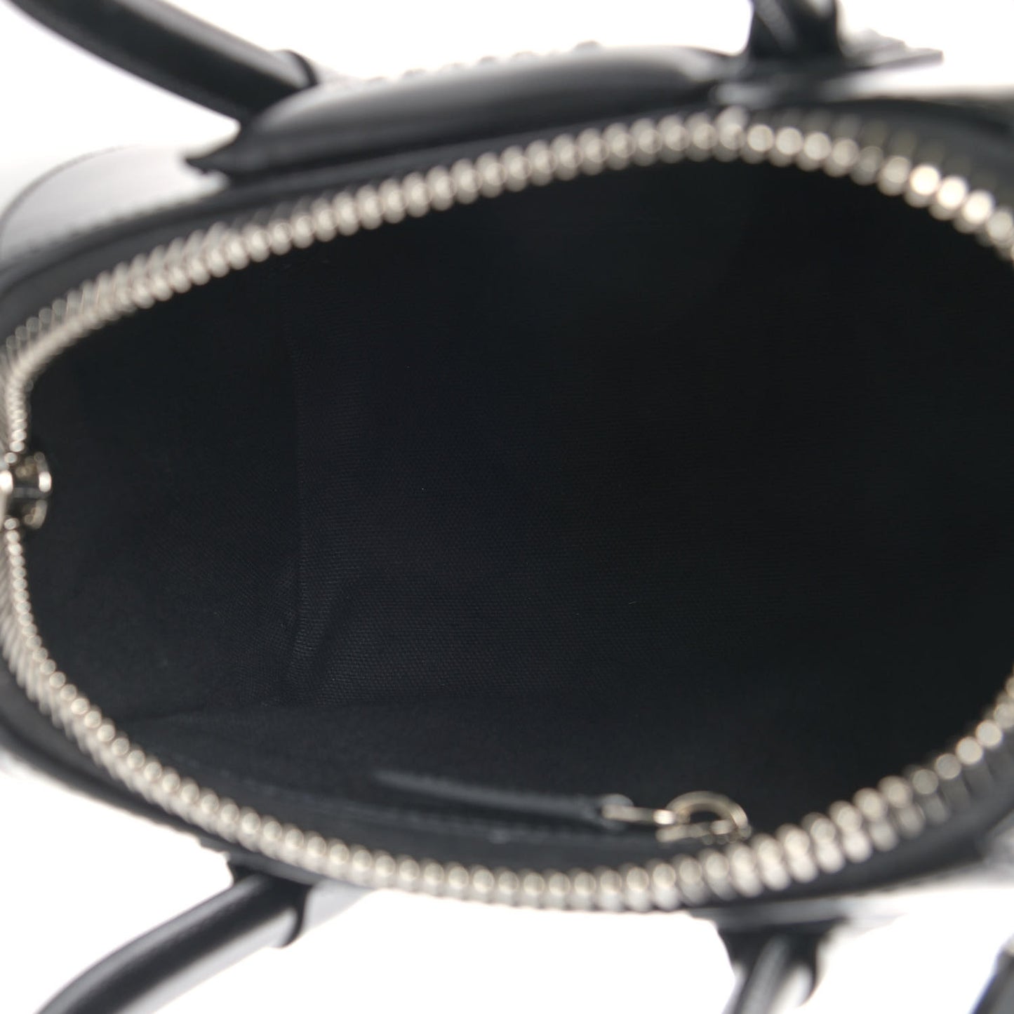 Shiny Lord Calfskin Mini Antigona Black