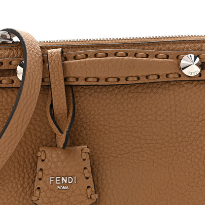 Fendi Cuoio Romano Selleria Sintetica Tape Stitch Mini By The Way Boston Bag Beige 8 of 12
