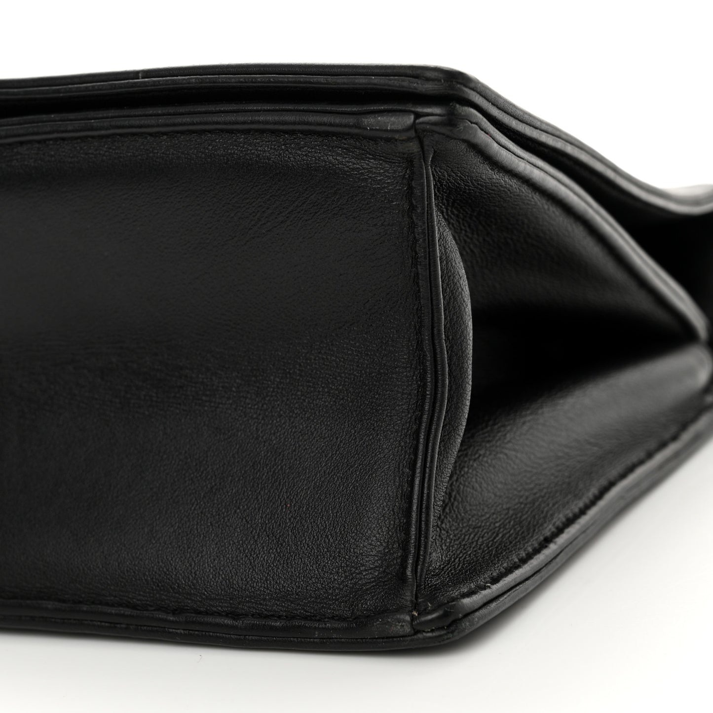 Calfskin Paradise Diorama Flap Bag Black