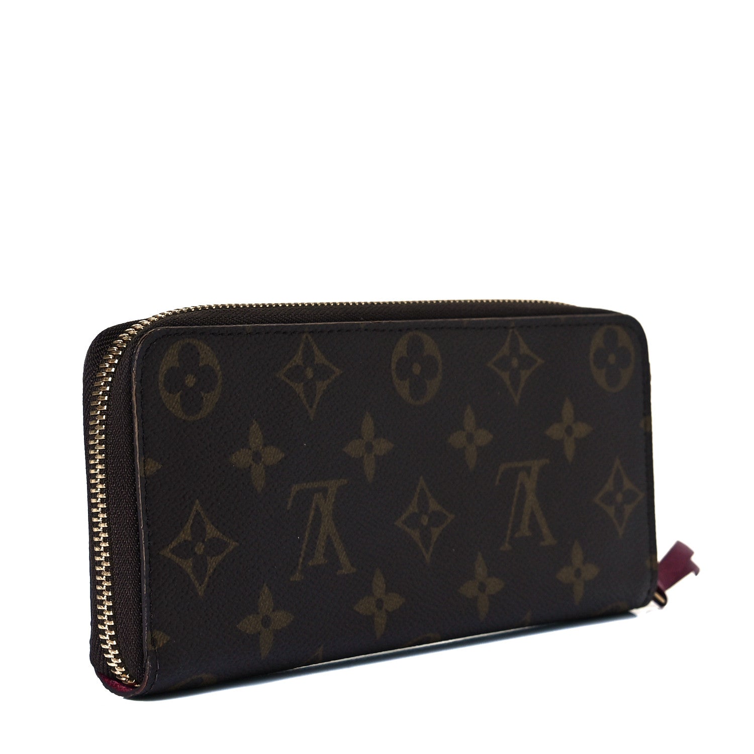 Louis Vuitton Monogram Clemence Wallet Fuchsia 2 of 12