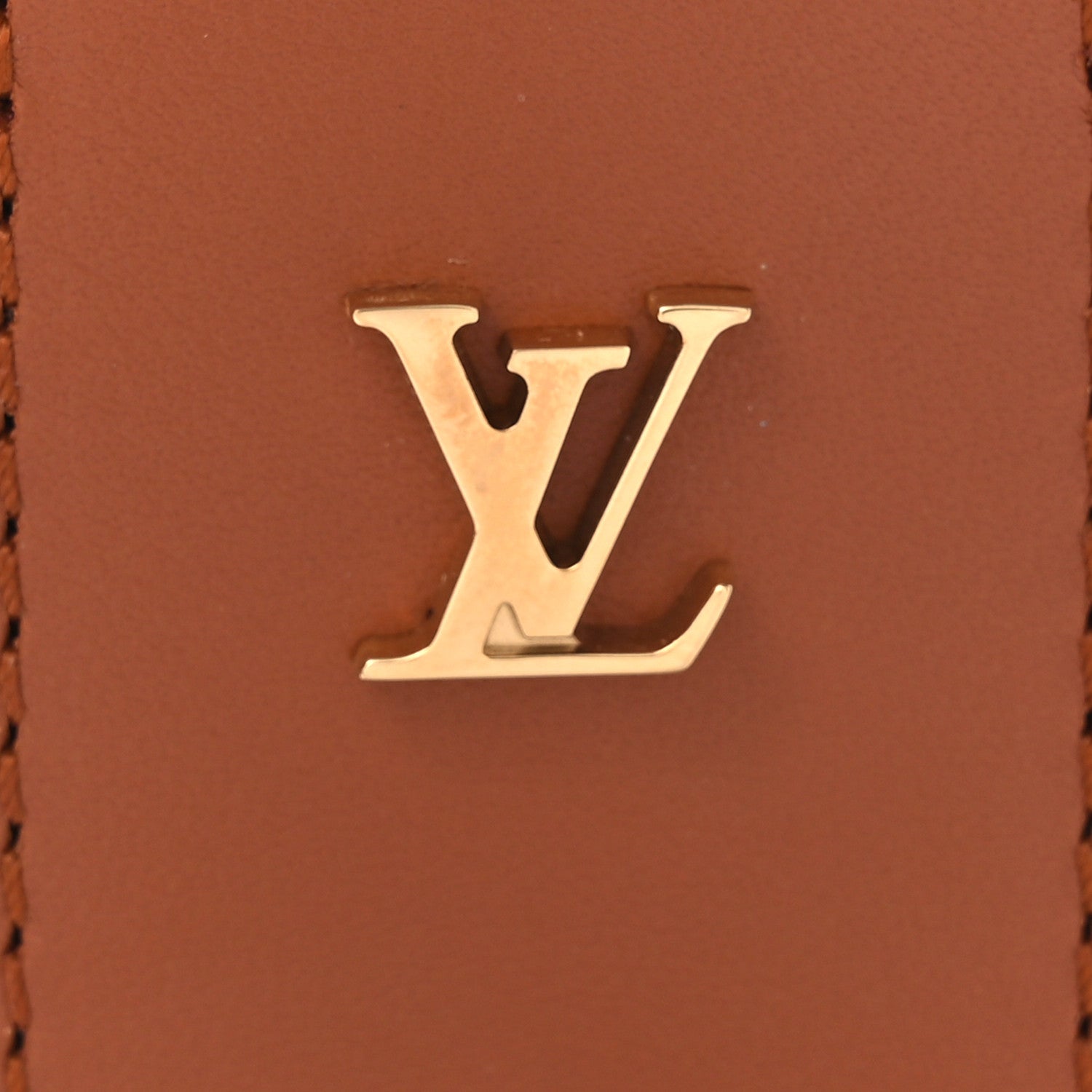 Louis Vuitton Calfskin City Steamer Luggage Tag Cognac 3 of 3