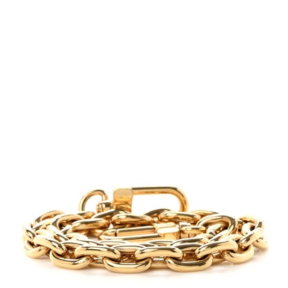 Louis Vuitton LOUIS VUITTON Short Chain Strap Gold 2 of 3