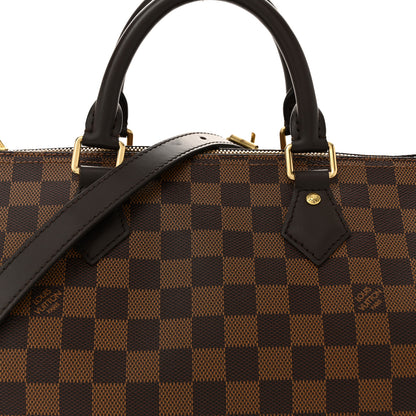 Louis Vuitton Damier Ebene Speedy Bandouliere 30 8 of 13