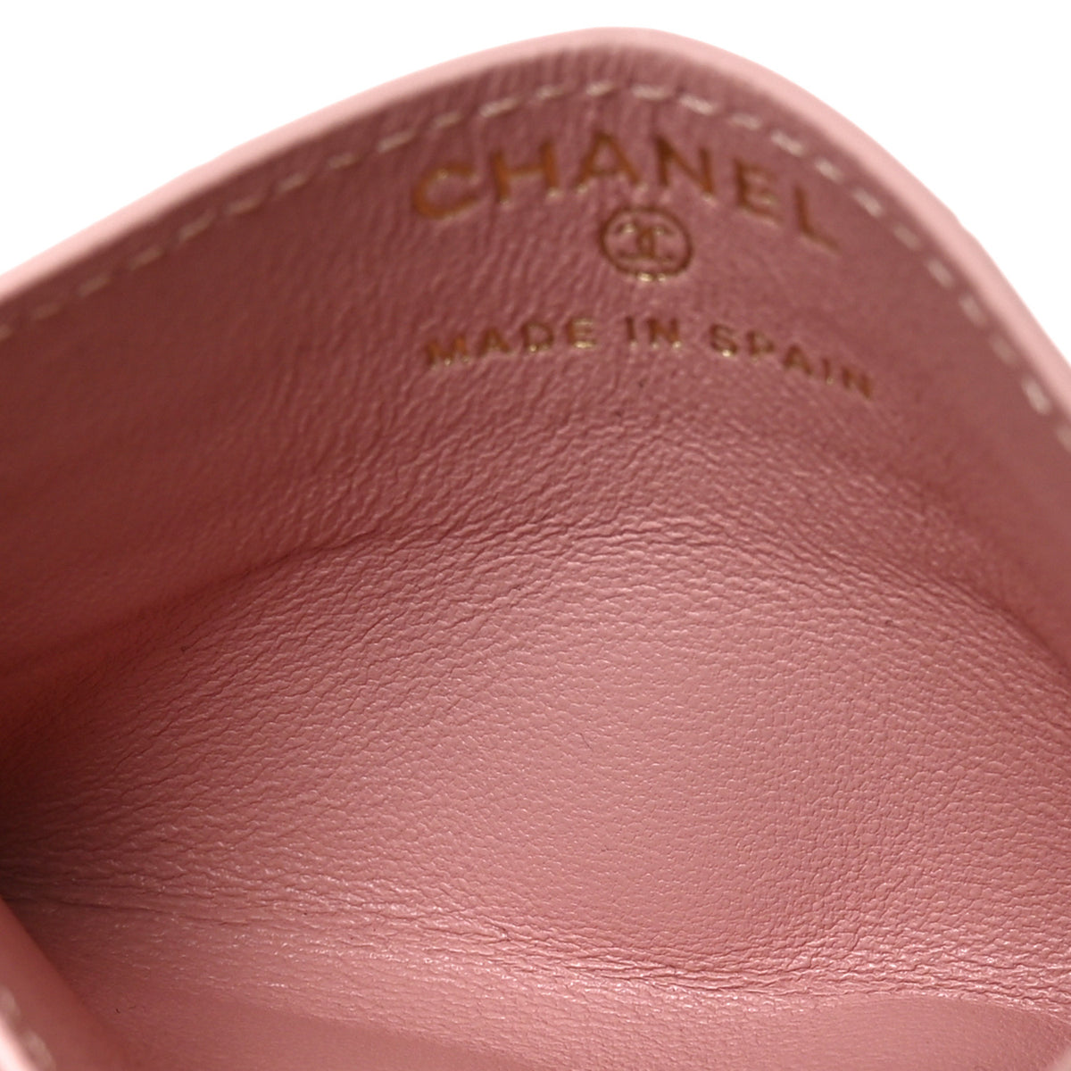 Chanel Calfskin Crocodile Embossed Crococo Card Holder Light Pink 5 of 8