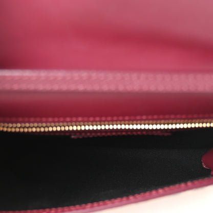 Burberry Haymarket Check Small Loxley Crossbody Dark Plum 5 of 10