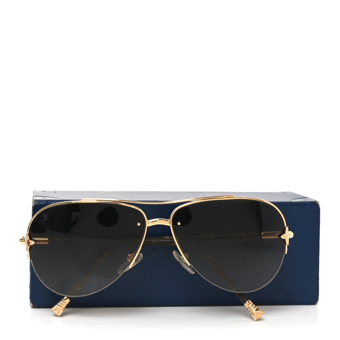 Monogram Petite Viola Pilote Aviator Sunglasses Z0571U Brown