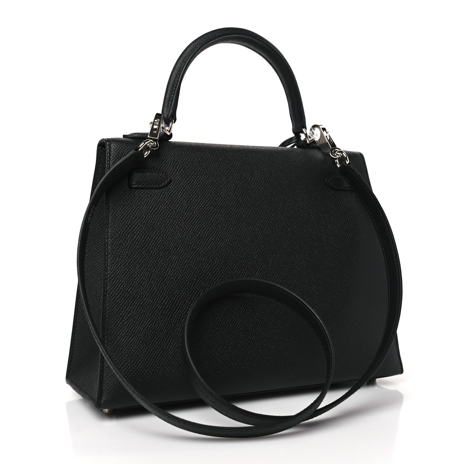 Hermes Epsom Kelly Sellier 25 Black 2 of 9