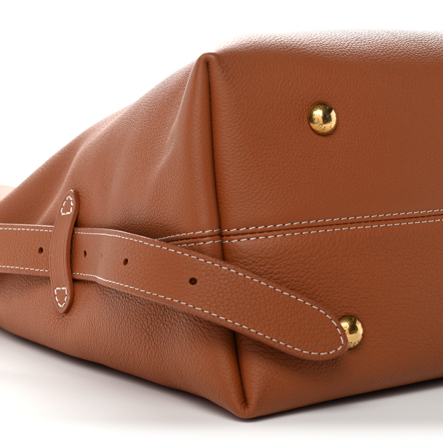 Louis Vuitton Grained Calfskin Low Key Hobo MM Cognac 8 of 10