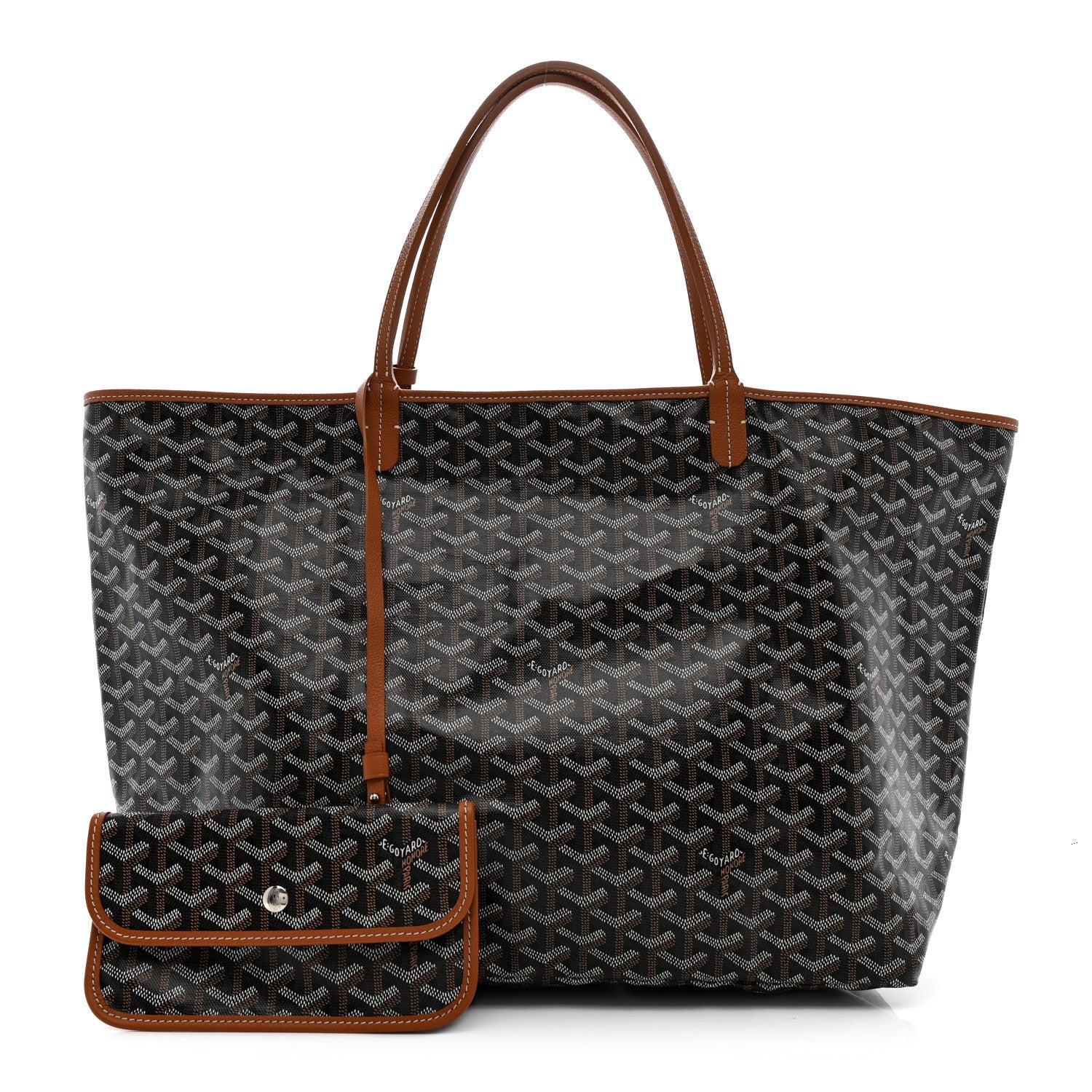 Goyard Goyardine Saint Louis GM Black Gold 3 of 11