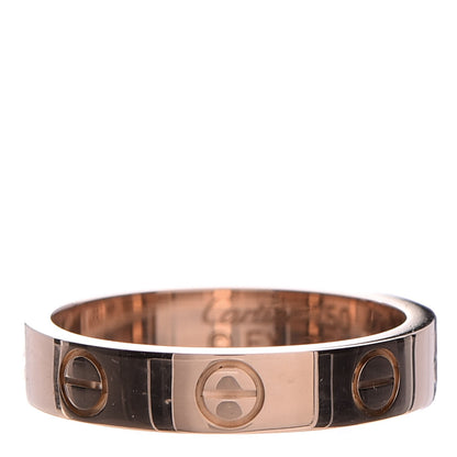 Cartier 18K Pink Gold 3.5mm LOVE Wedding Band Ring 47 4 1 of 4