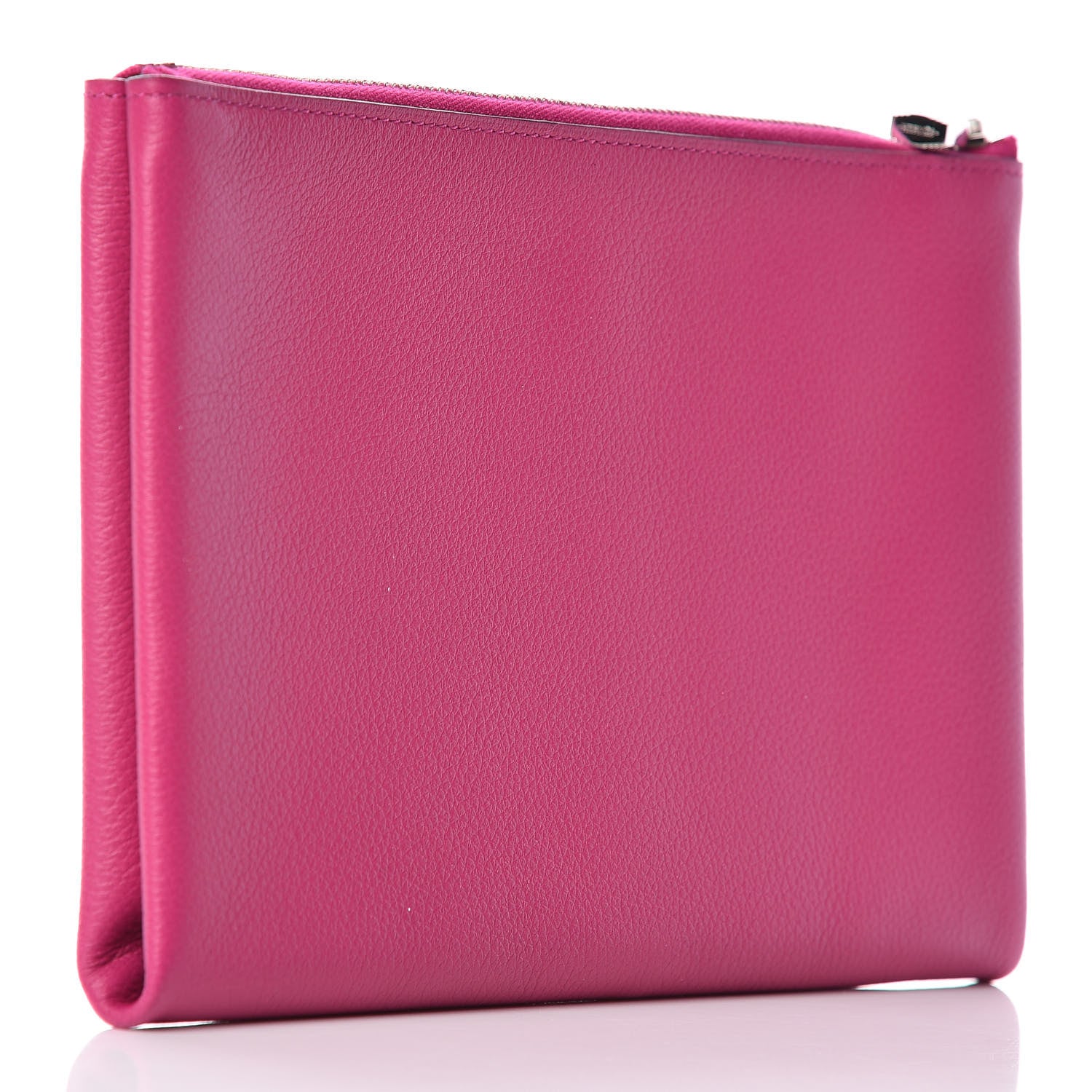 Hermes Evercolor Atout Pouch Rose Pourpre Bleu Saphir 3 of 8