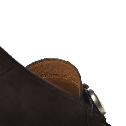 Gucci Suede Mens Driver Queen Loafers 10 Cocoa 9 of 10