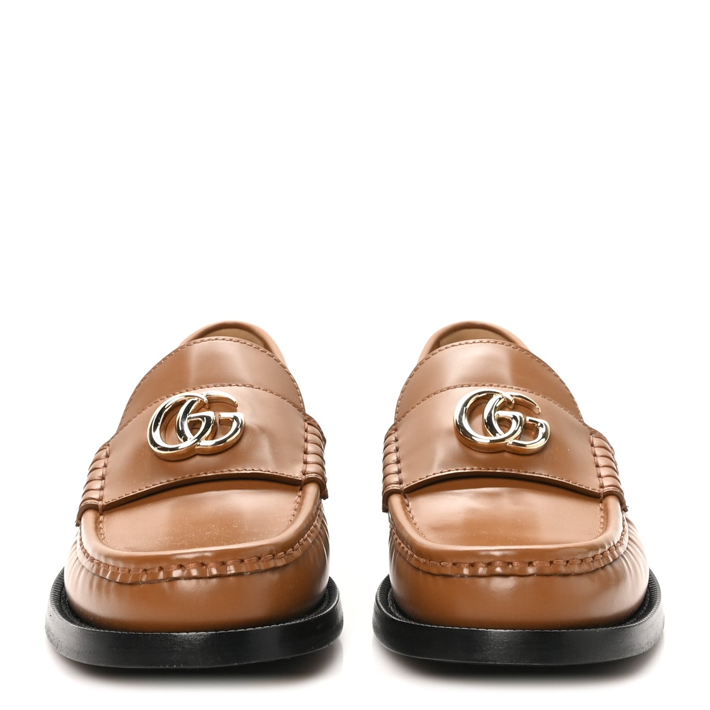Millennial Ribot Womens GG Marmont Loafers 36 Luminous Wood 36 Luminous Wood