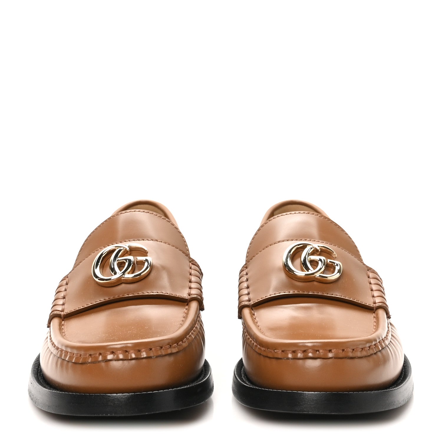 Gucci Millennial Ribot Womens GG Marmont Loafers 36 Luminous Wood 36 Luminous Wood 3 of 8