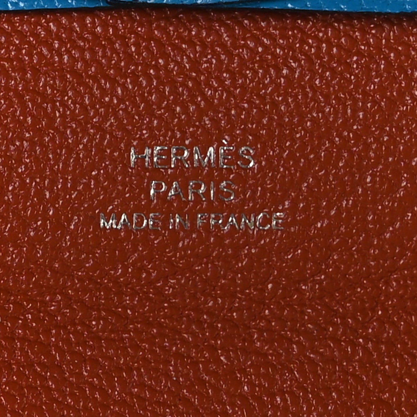 Chevre Mysore Bastia Verso Coin Purse Bleu Frida Cuivre