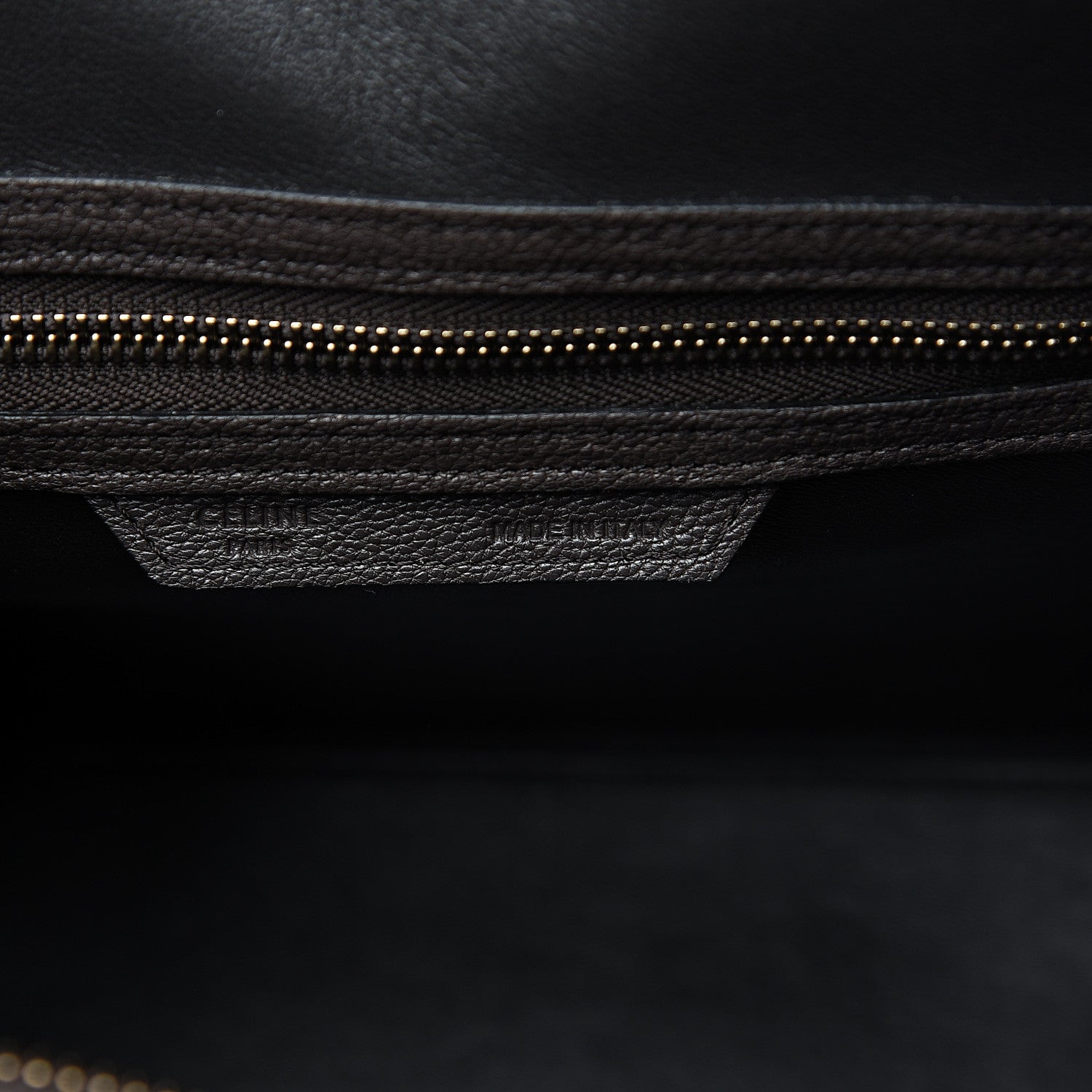 Celine Drummed Calfskin Micro Luggage Brown 6 of 8